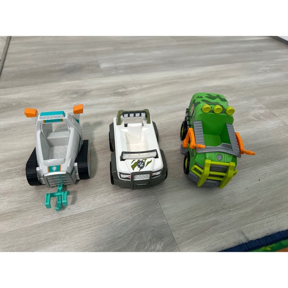Paw Patrol Other - Paw Patrol Jungle Rescue Vehicles Lot Rocky Rubble Tracker Figures